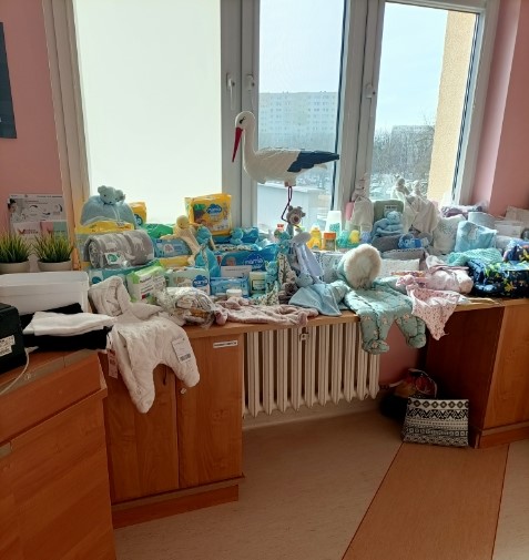 Dary dla ukraińskich dzieci urodzonych w naszym Szpitalu